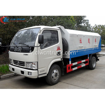 Camion de collecte des ordures Dongfeng 4cbm grande vente